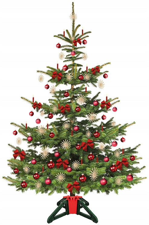 CHRISTMAS TREE STAND MOLD PLASTIC STAR DARK GREEN Material plastic