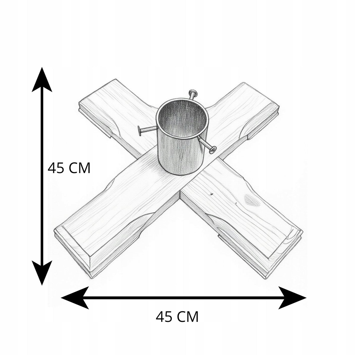 CHRISTMAS TREE STAND STABLE WOODEN FOLDING Manufacturer code STOJAK NA ŻYWĄ CHOINKE SKŁĄDANY LAKIEROWANY
