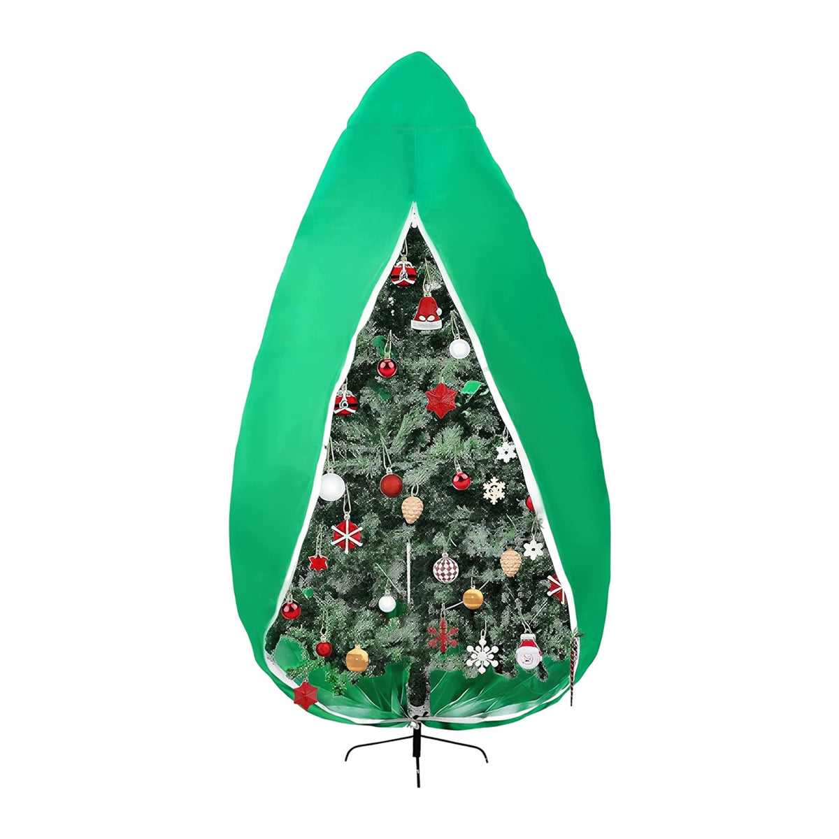 CHRISTMAS TREE STORAGE BAG – DRAWSTRING & ZIP, 160×240 CM