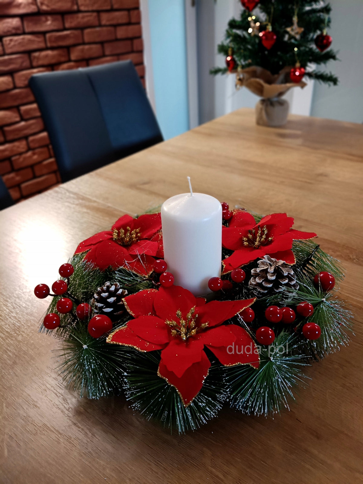 CHRISTMAS WREATH for Wall Door Table Wreath for Christmas EAN (GTIN) 5903819958263