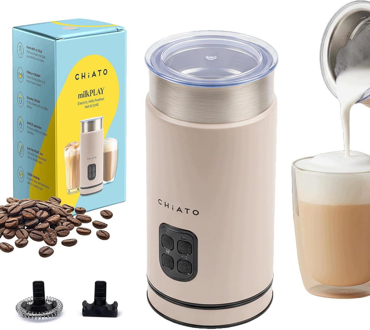 CHiATO MilkPLAY (I) Manufacturer code ChiatoFrotherB