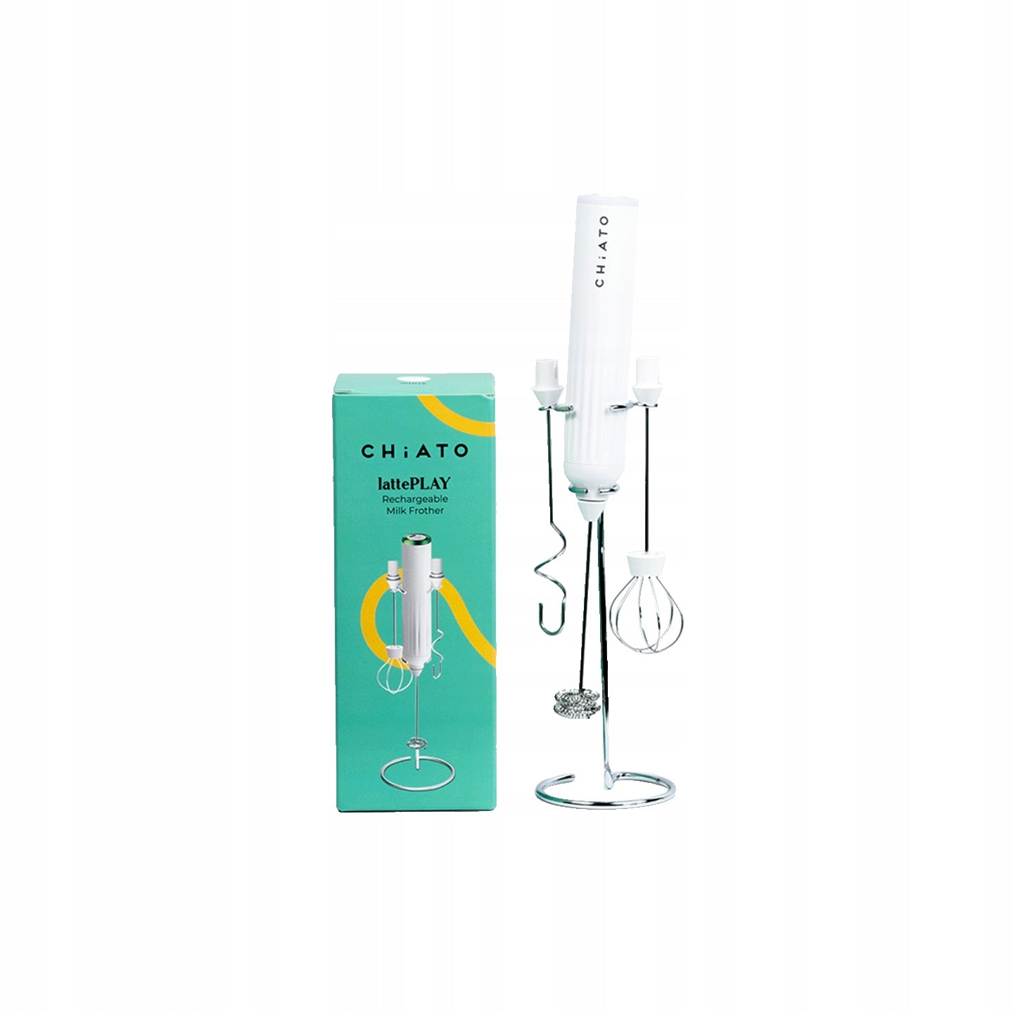 CHiATO lattePLAY electric milk frother – white EAN (GTIN) 4771121001066