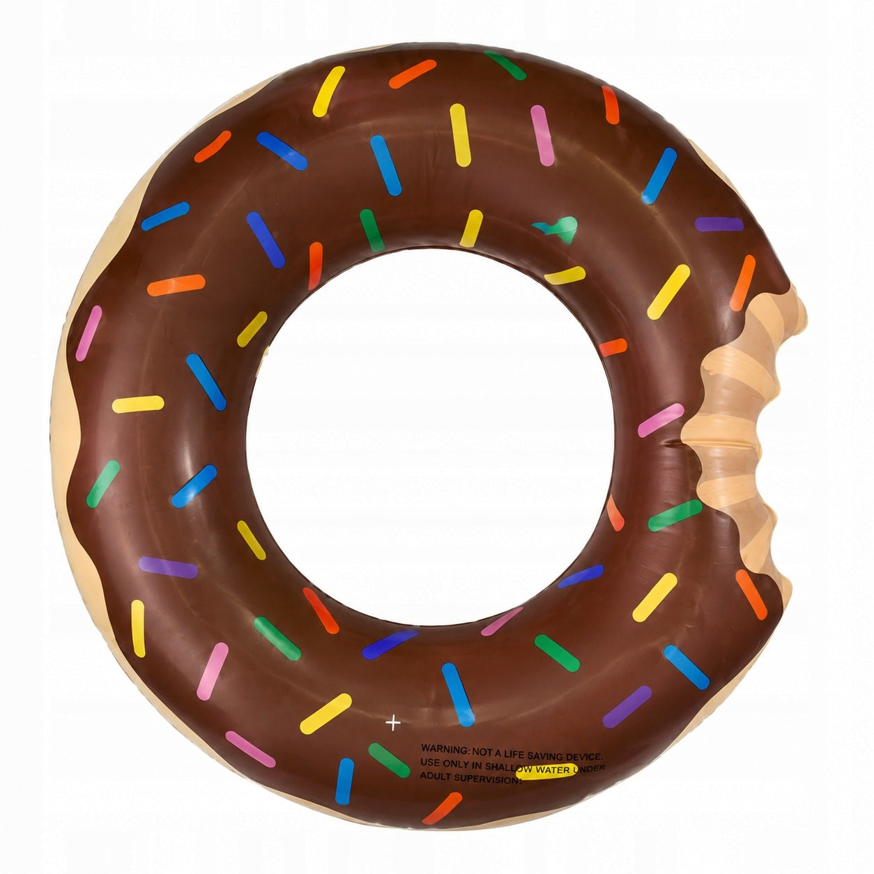 CIRCLE INFLATABLE SWIMMING DONUT WATER MATTRESS LARGE XXL 120CM BROWN Brand Sell