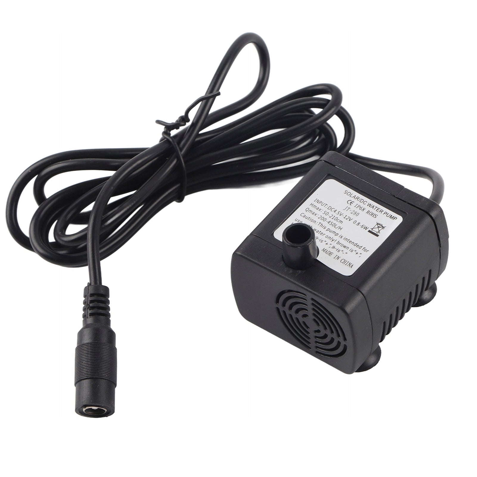 CIRCULATING WATER PUMP SILENT BRUSHLESS SUBMERSIBLE PUMP DC12V 5W 420L/H Packaging status original