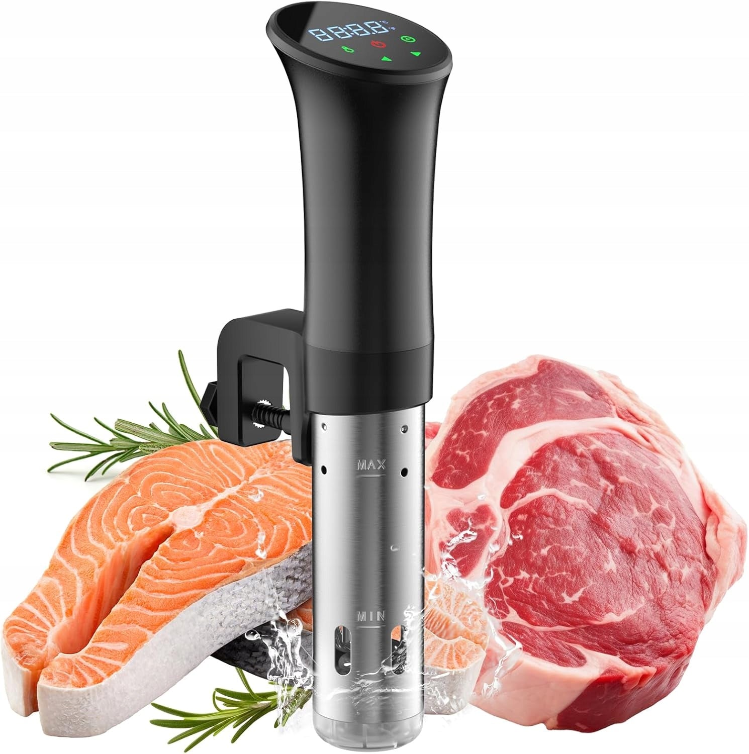 CIRCULATOR SOUS VIDE 770W LED TIMER PRECISE COOKING 25-92°C