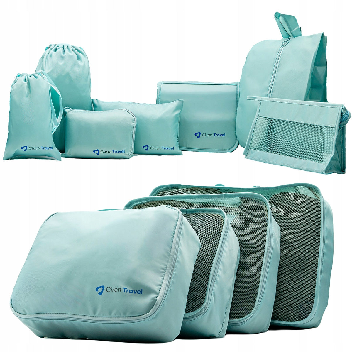 CIRON TRAVEL ORGANIZER SET for suitcase 11 elements light