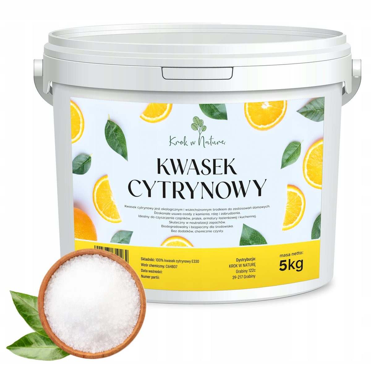 CITRIC ACID pure composition CITRIC ACID 5 kg