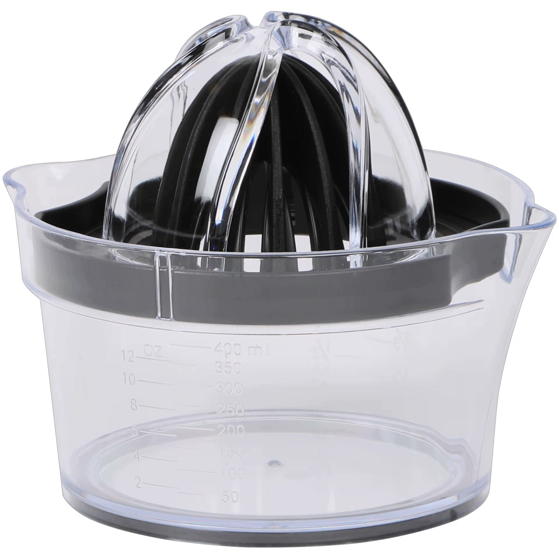 CITRUS JUICER 4IN1 GRATER CONTAINER WITH MEASURE 400ML MANUAL Packaging status original