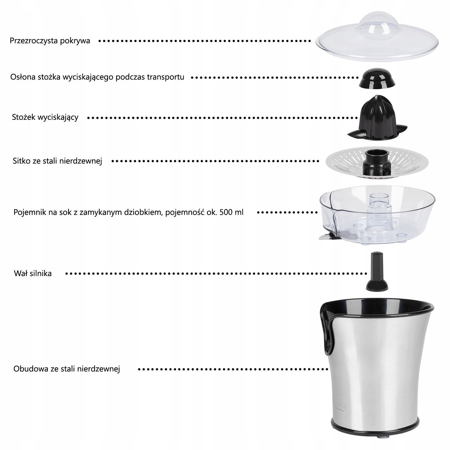 CITRUS JUICER FRUIT ELECTRIC PROFICOO Brand Profi Cook