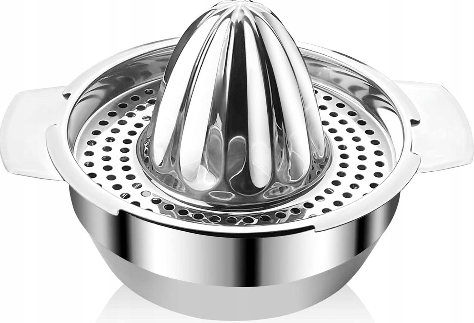 CITRUS JUICER HANDHELD STAINLESS STEEL HANDHELD SILVER DURABLE