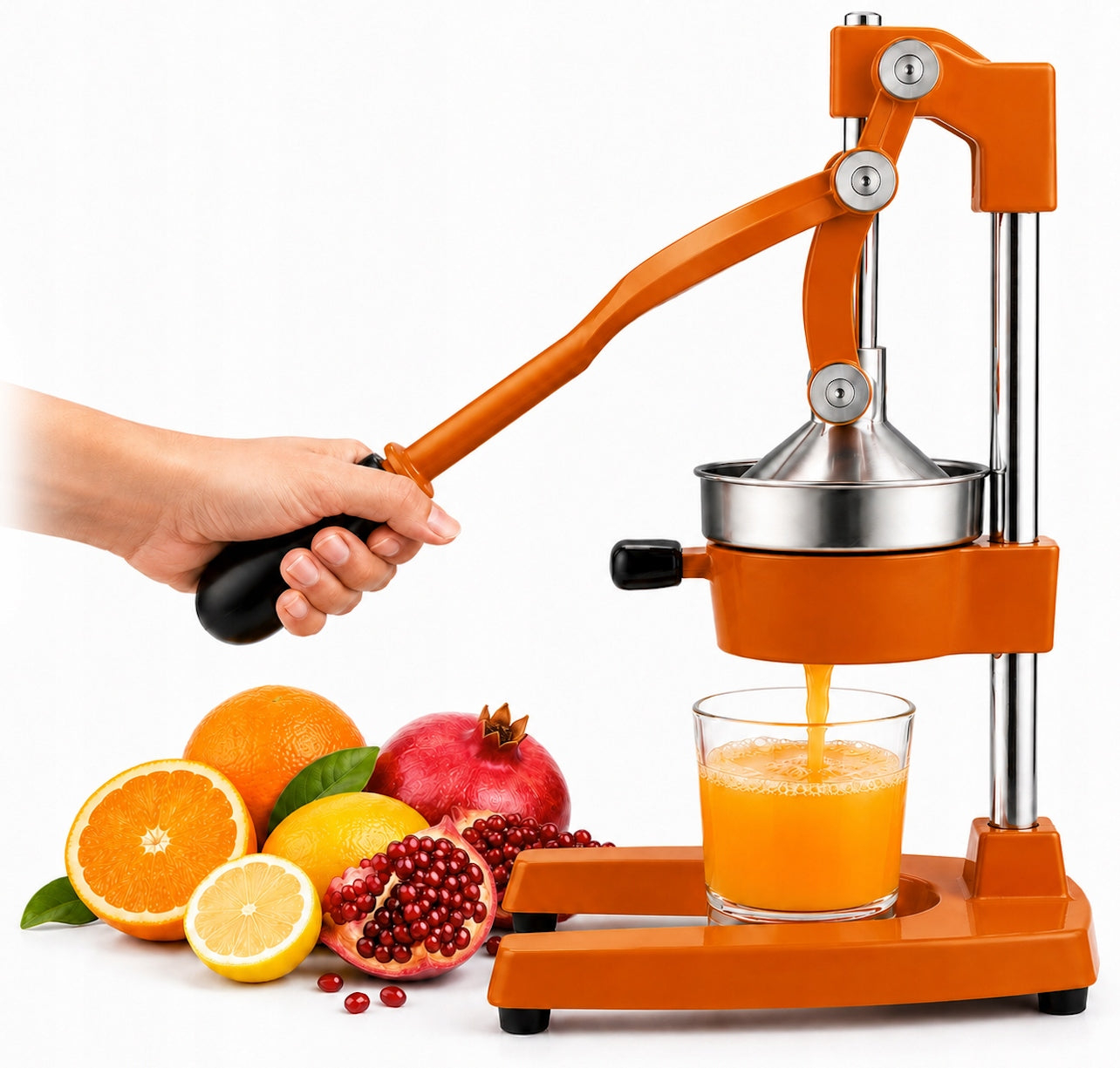 CITRUS JUICER MANUAL SOLID PRESS FOR ORANGES AND LEMONS POMA