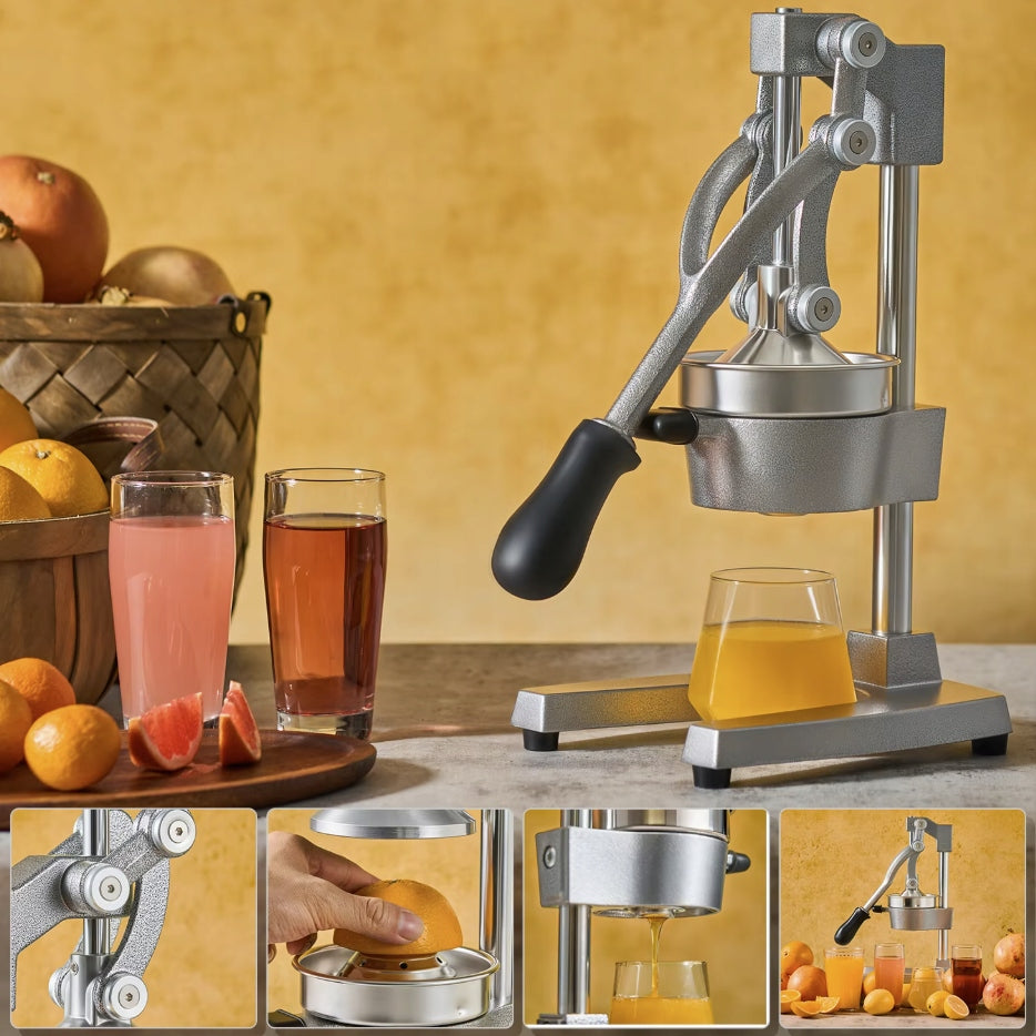 CITRUS POMEGRANATE JUICER MANUAL CAST IRON LEVER STAINLESS STEEL Manufacturer code 6002395