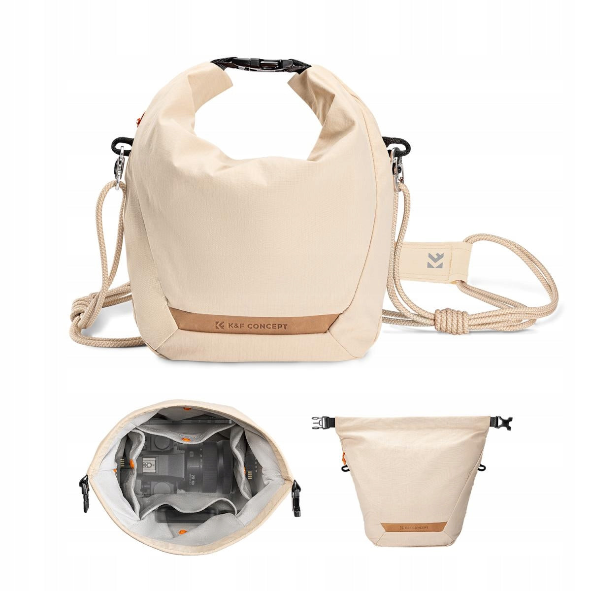 CITY Photo Bag Crossbody Sling for Camera Phone K&F 5L Packaging status original
