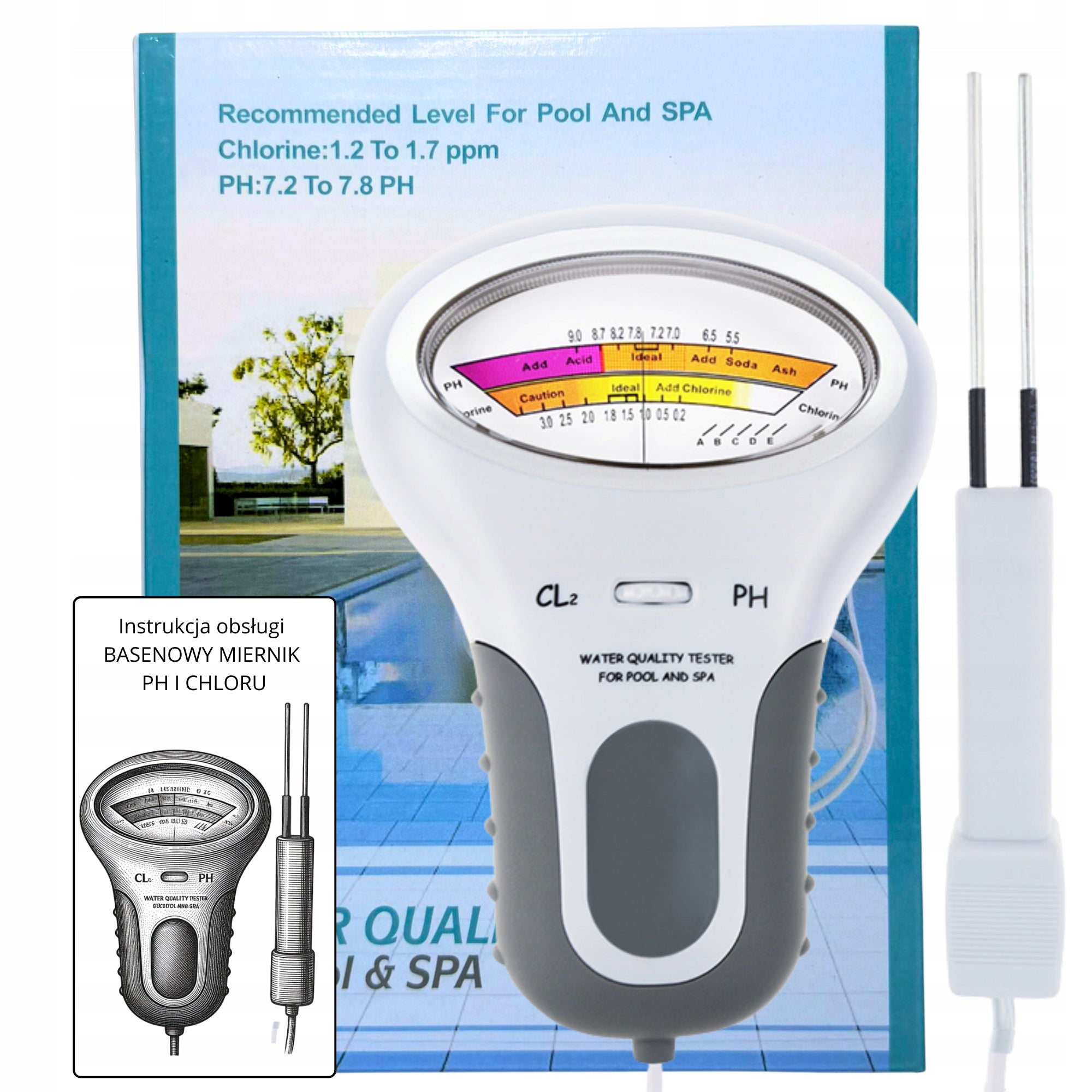 CL Pool Water Chlorine Tester