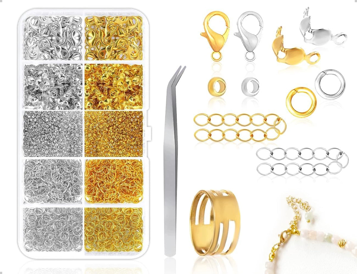 CLASP SET 580PCS JEWELRY BEADS CARABINER EXTENSION REPAIR