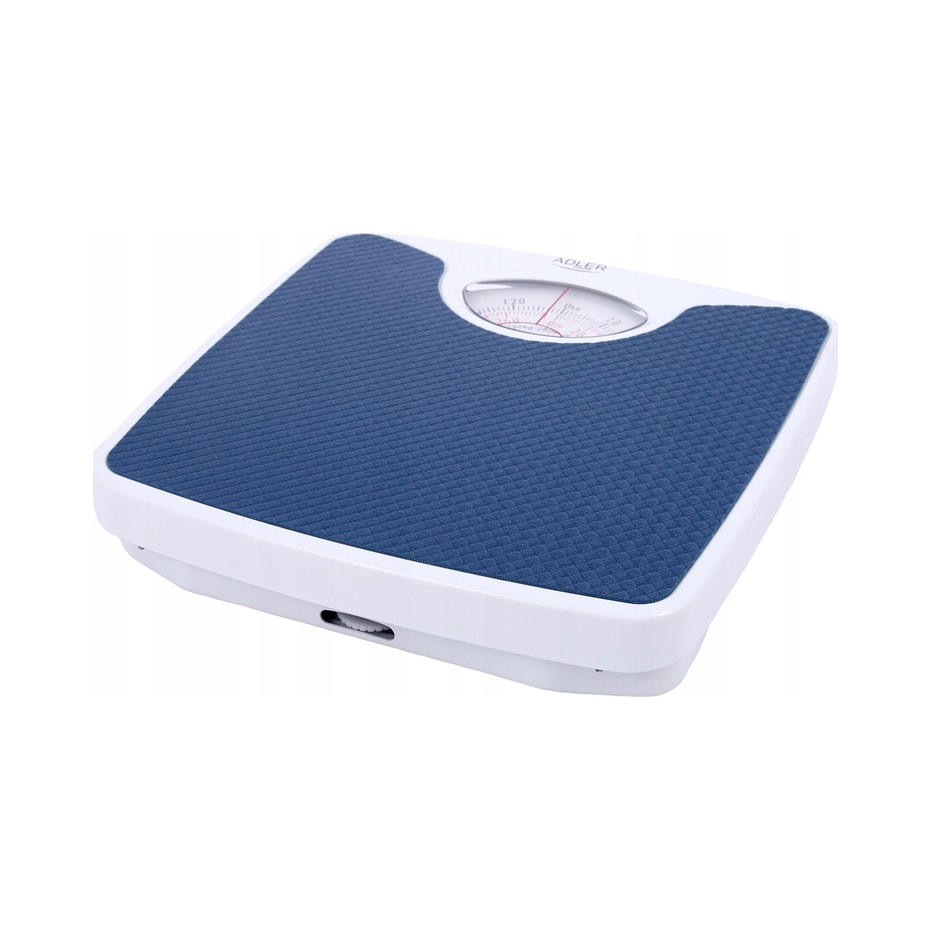 CLASSIC ANALOG MECHANICAL BATHROOM SCALE UP TO 130 kg BLUE ADLER Manufacturer code AD 8151 b