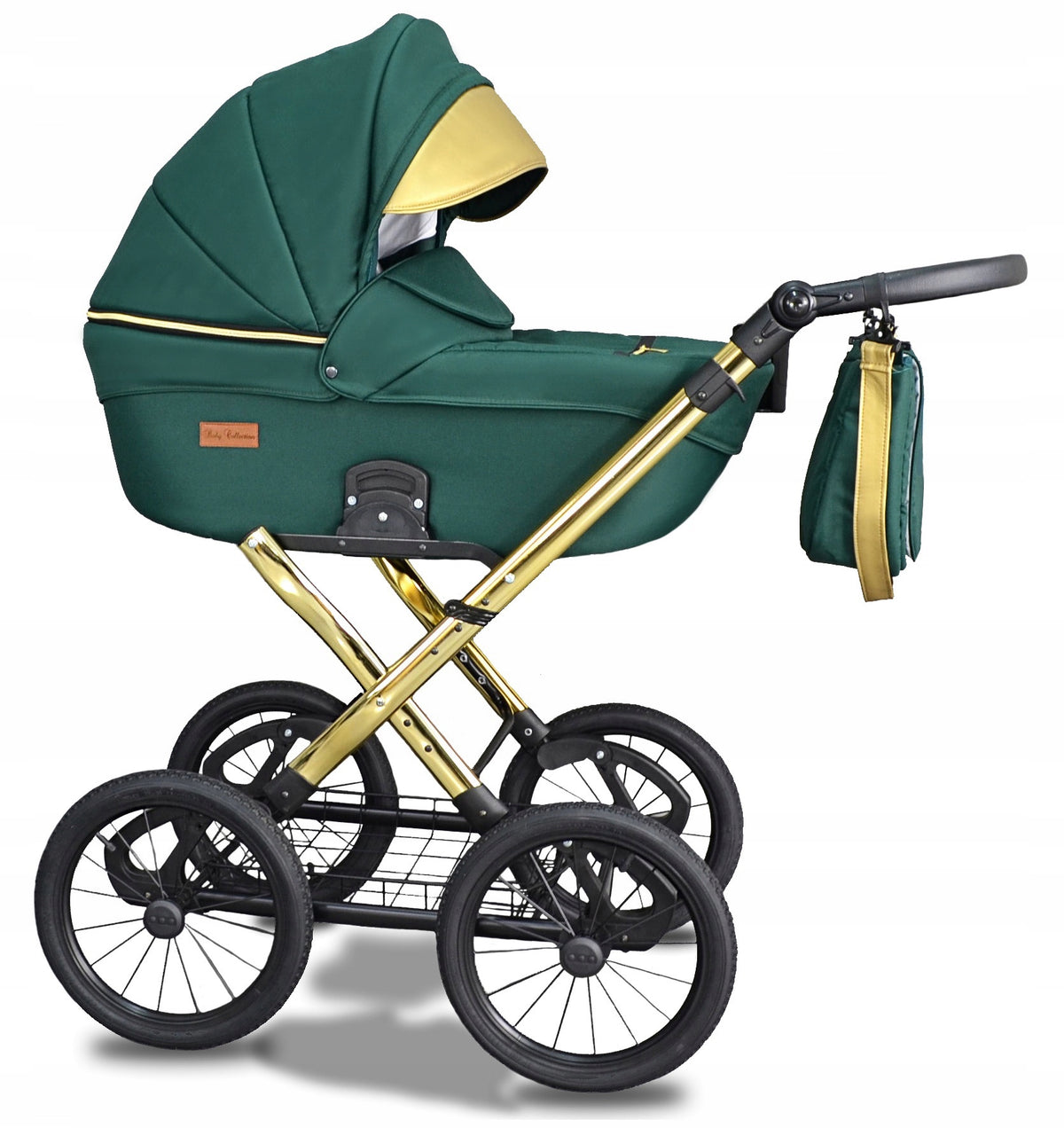 CLASSIC BABY STROLLER 3IN1 STUDENT GOLD RETRO Multifunctional + Accessories Manufacturer code Uczio gold retro 11