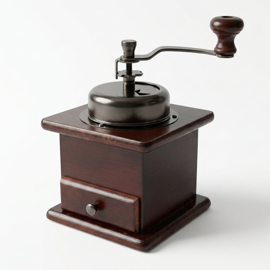 CLASSIC RETRO PEPPER SPICE COFFEE GRINDER WITH DRAWER ADJUSTMENT Packaging status original