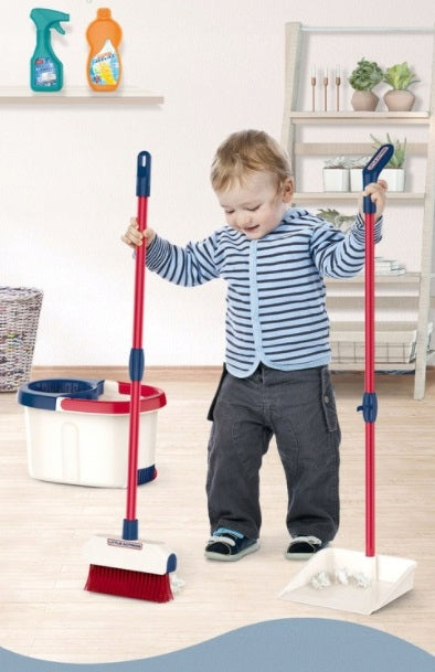CLEANING KIT BUCKET MOP BRUSH SWEEPER Brand Gazelo
