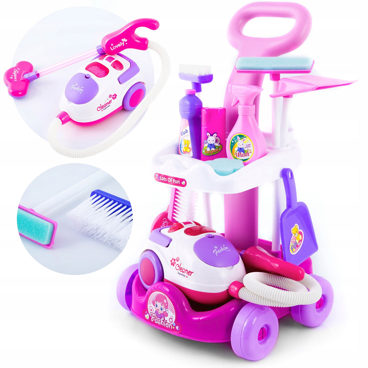 CLEANING KIT FOR CHILDREN VACUUM CLEANER FOR BATTERY SOUND