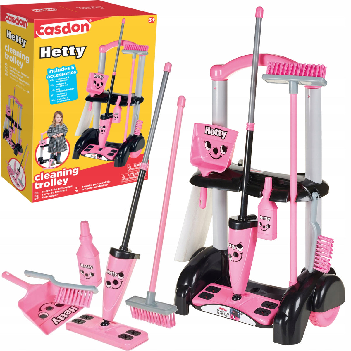 CLEANING KIT HETTY TROLLEY MOP ACCESSORIES CASDON LITTLE HELPER
