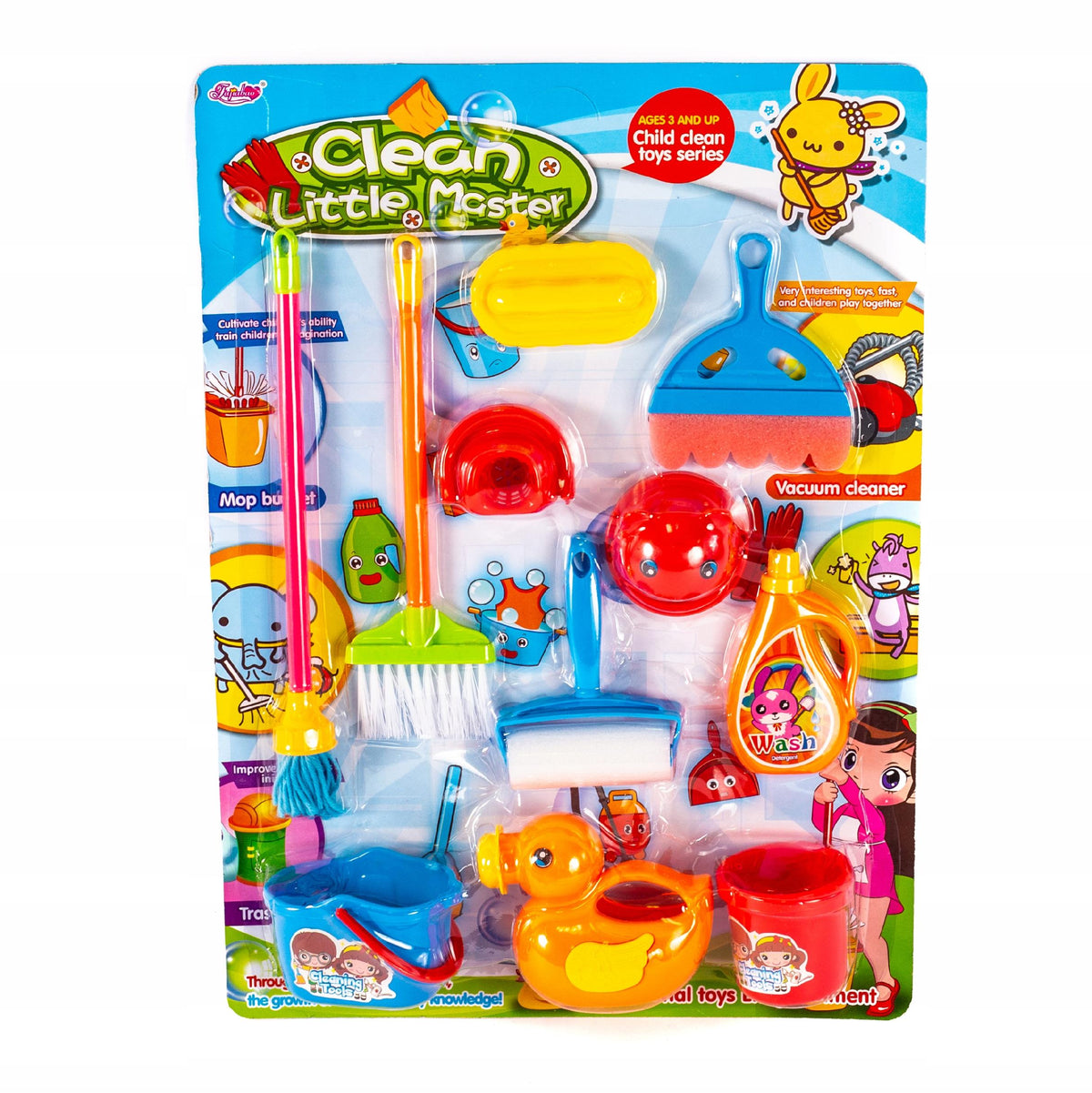 CLEANING KIT Mop Broom Bucket 8EL.