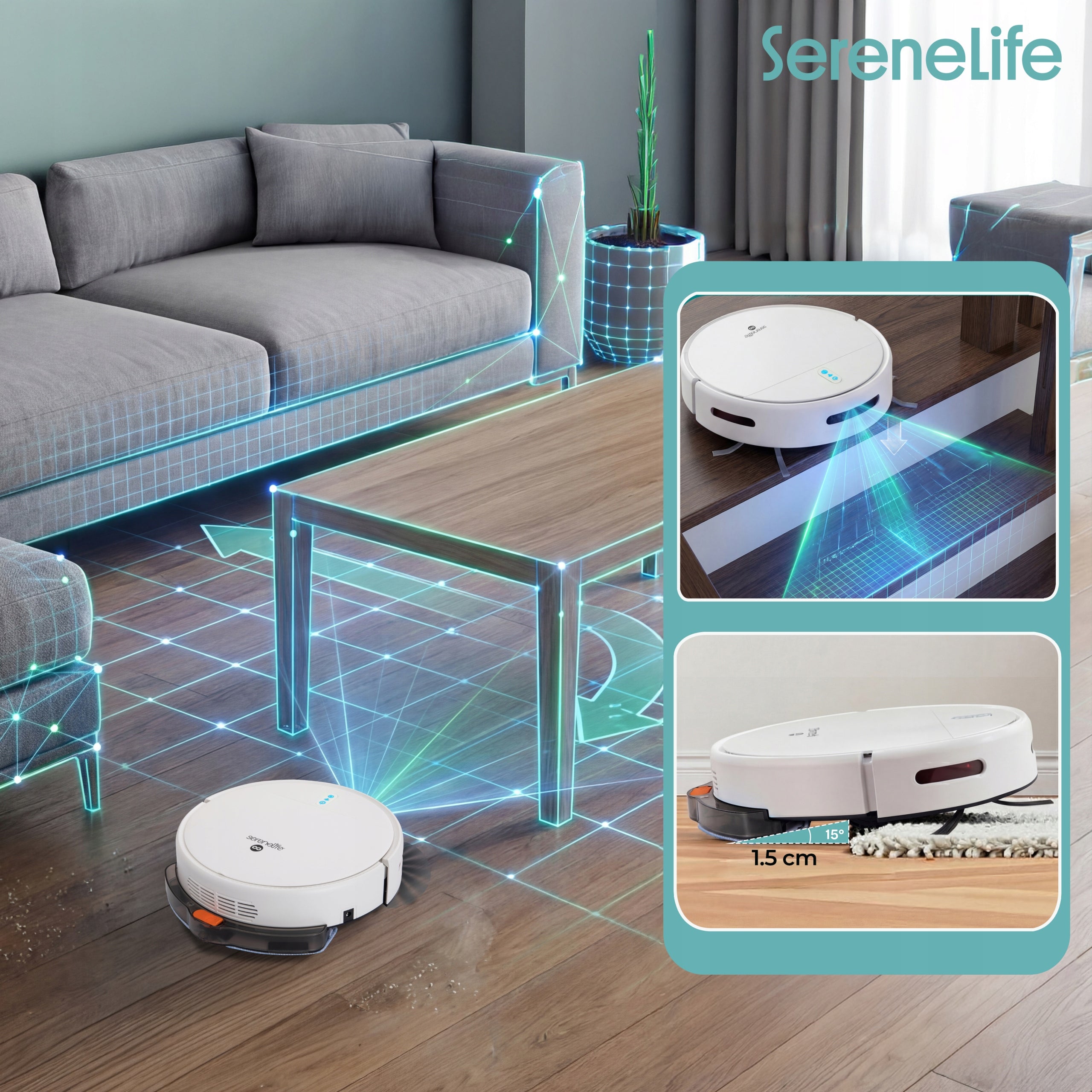 CLEANING ROBOT MOPPING 3IN1 VACUUMING MOPPING SWEEPING 700PA WHITE Dominant color white