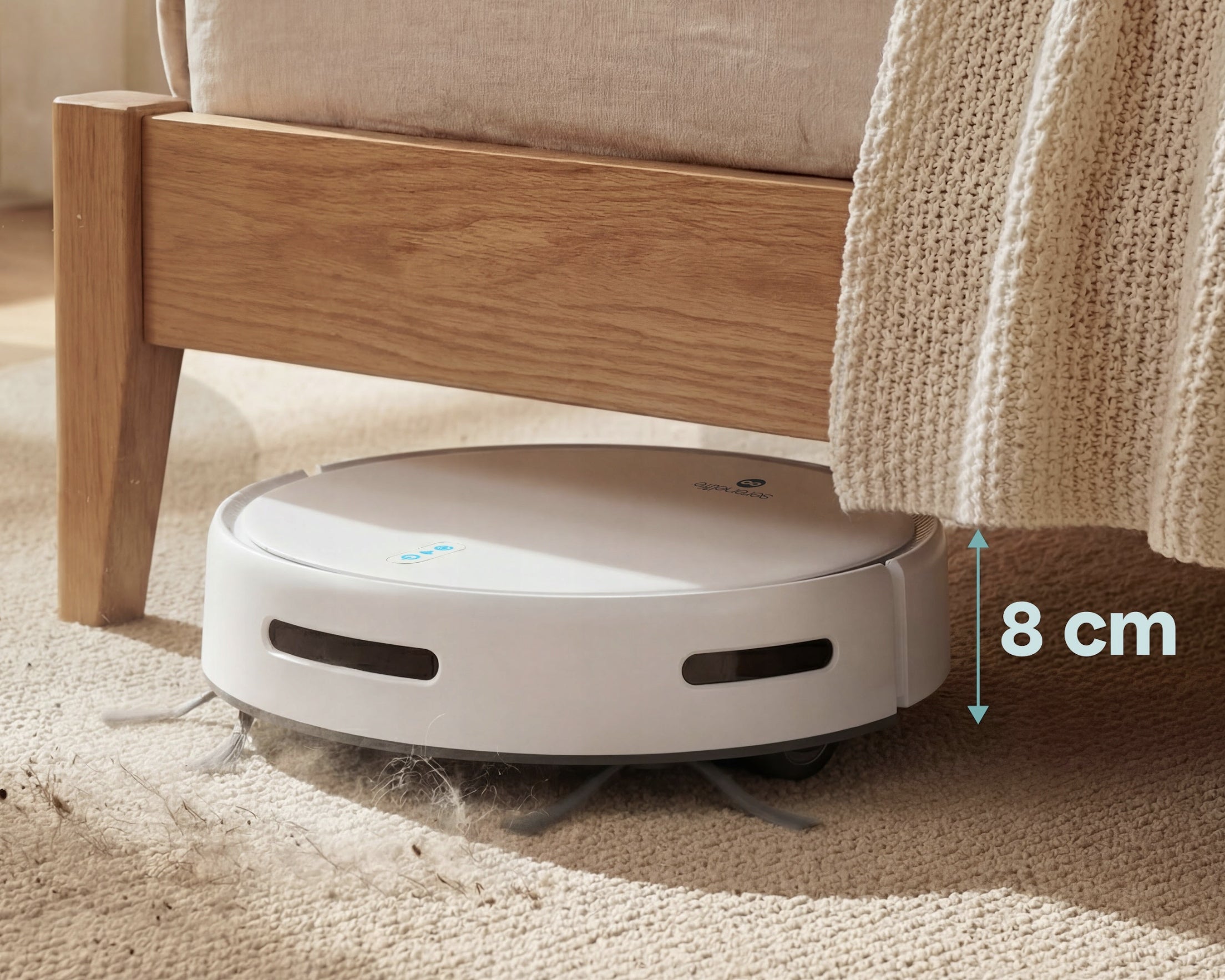 CLEANING ROBOT MOPPING 4IN1 VACUUMING MOPPING SWEEPING 2000PA WHITE Brand no brand