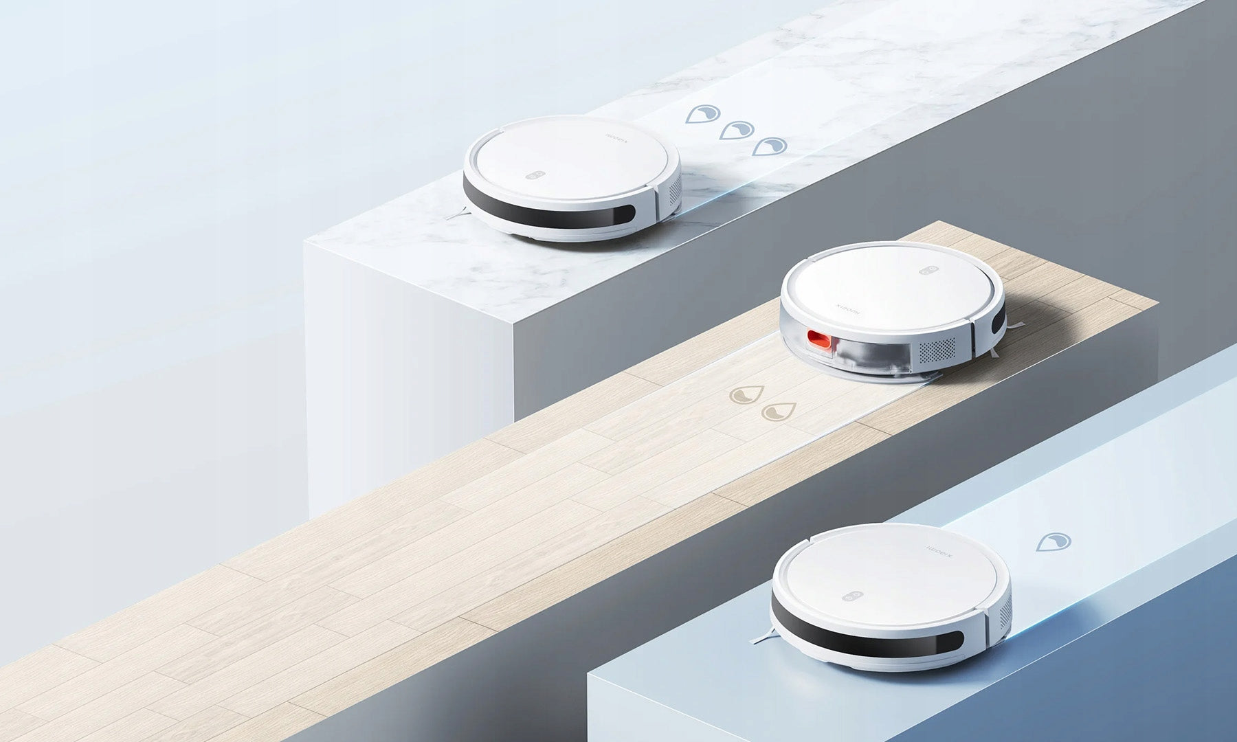 CLEANING ROBOT XIAOMI MI VACUUM MOP VACUUM CLEANER WHITE MOPPING HEPA FILTER Power 40 W