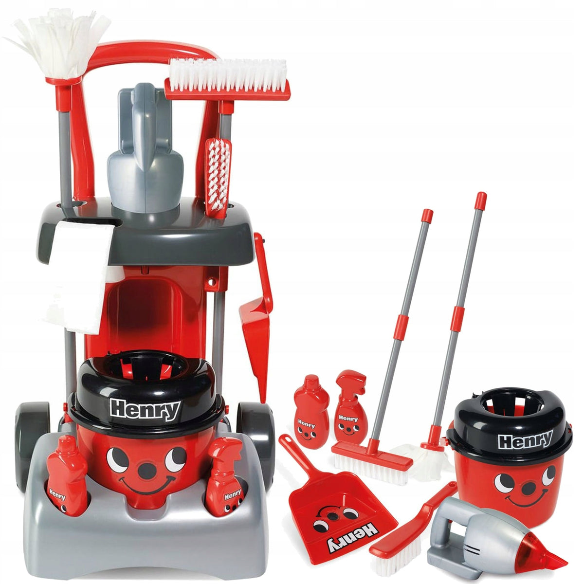 CLEANING TROLLEY LARGE SET VACUUM CLEANER HENRY MOP BUCKET CASDON 52 CM EAN (GTIN) 5011551674027