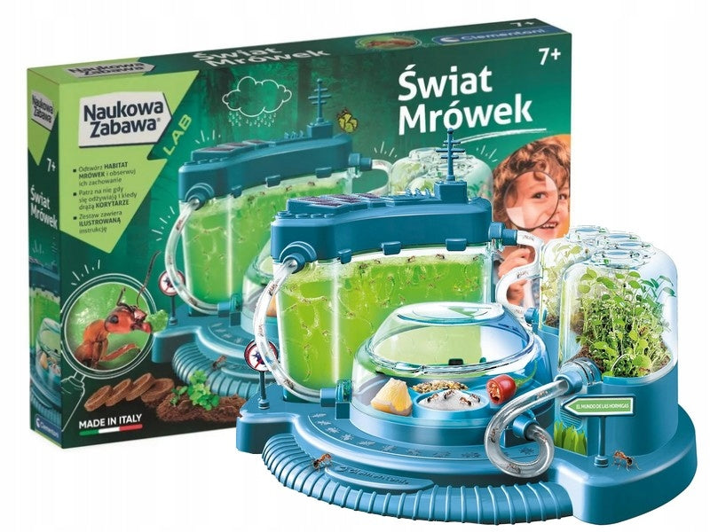 CLEMENTONI SCIENTIFIC FUN ANT WORLD recreate and observe the ant farm Packaging status original
