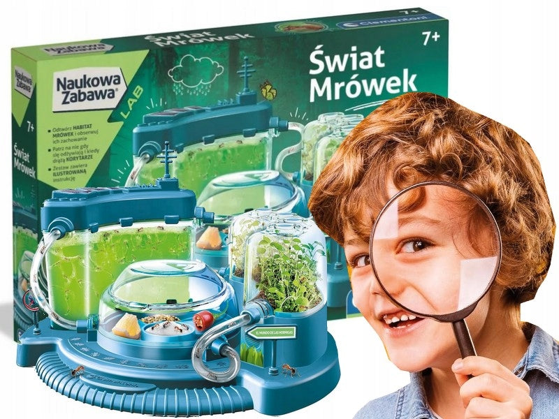 CLEMENTONI SCIENTIFIC FUN ANT WORLD recreate and observe the ant farm