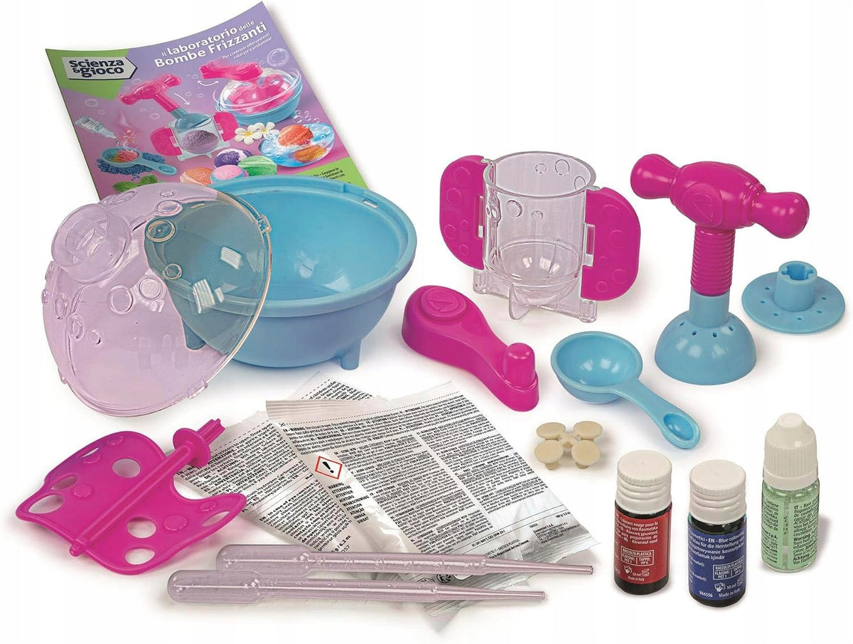CLEMENTONI SCIENTIFIC FUN BATH BALLS create fragrant balls +8 years Brand Clementoni
