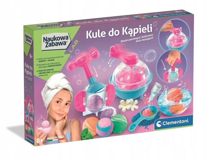 CLEMENTONI SCIENTIFIC FUN BATH BALLS create fragrant balls +8 years Packaging status original