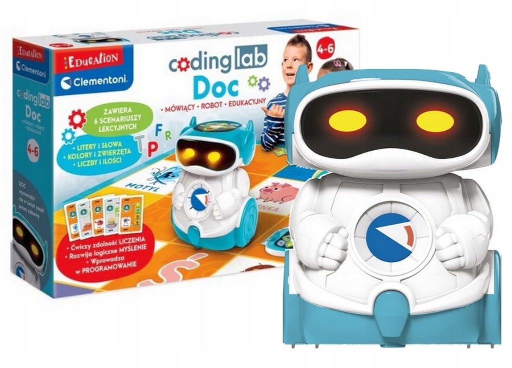 CLEMENTONI SUPER DOC talking interactive educational robot for children 4-6