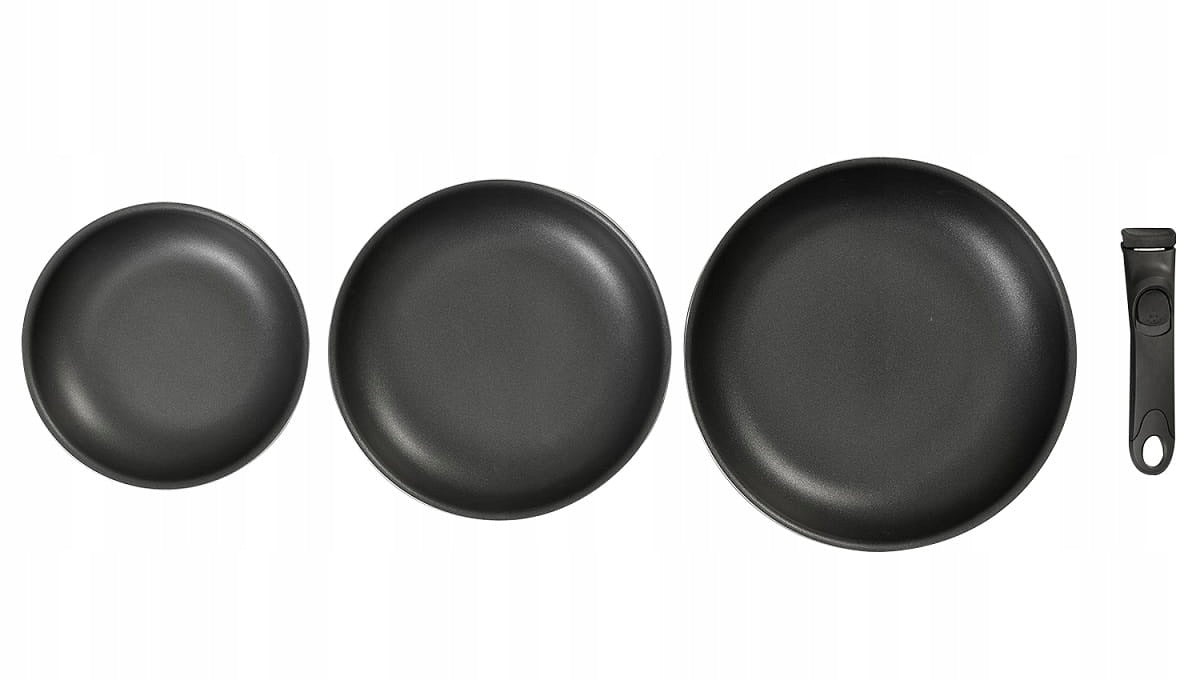 CLEVER KITCHEN PAN SET 3 PIECES WITH DETACHABLE MG HOME Manufacturer code 7105025041