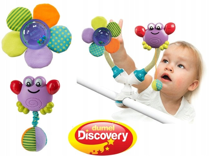 CLICKKLIPS SET RATTLE STROLLER PENDANT Color multicolor
