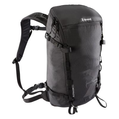 CLIMBING BACKPACK ULTRALIGHT FOR MOUNTAIN EXPEDITIONS Black COMPACT 20 L