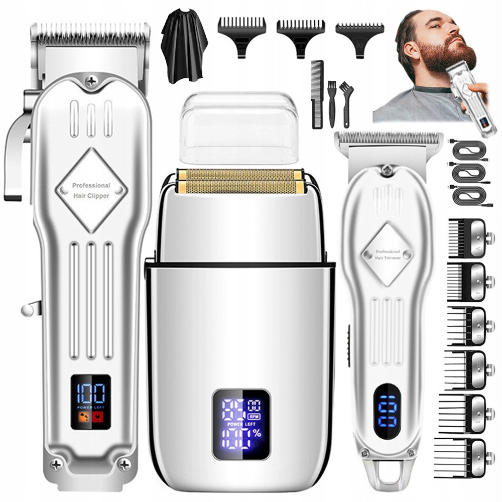 CLIPPER HAIR BEARD TRIMMER BARBER USB 8IN1 WIRELESS