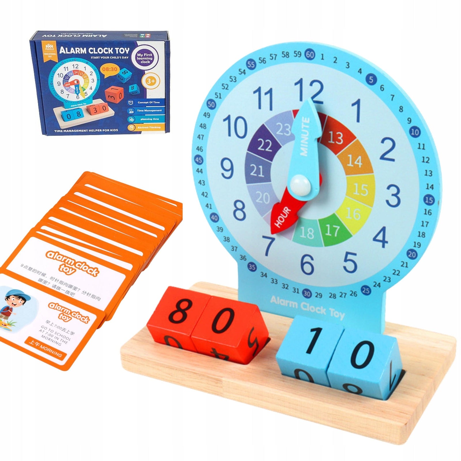 CLOCK WATCH FOR LEARNING TIME EDUCATIONAL HOURS Brand Diabolo