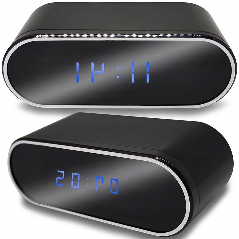 CLOCK WITH HIDDEN MINI CAMERA SPY CAMERA WiFi ALARM CLOCK FULL HD USB Packaging status original