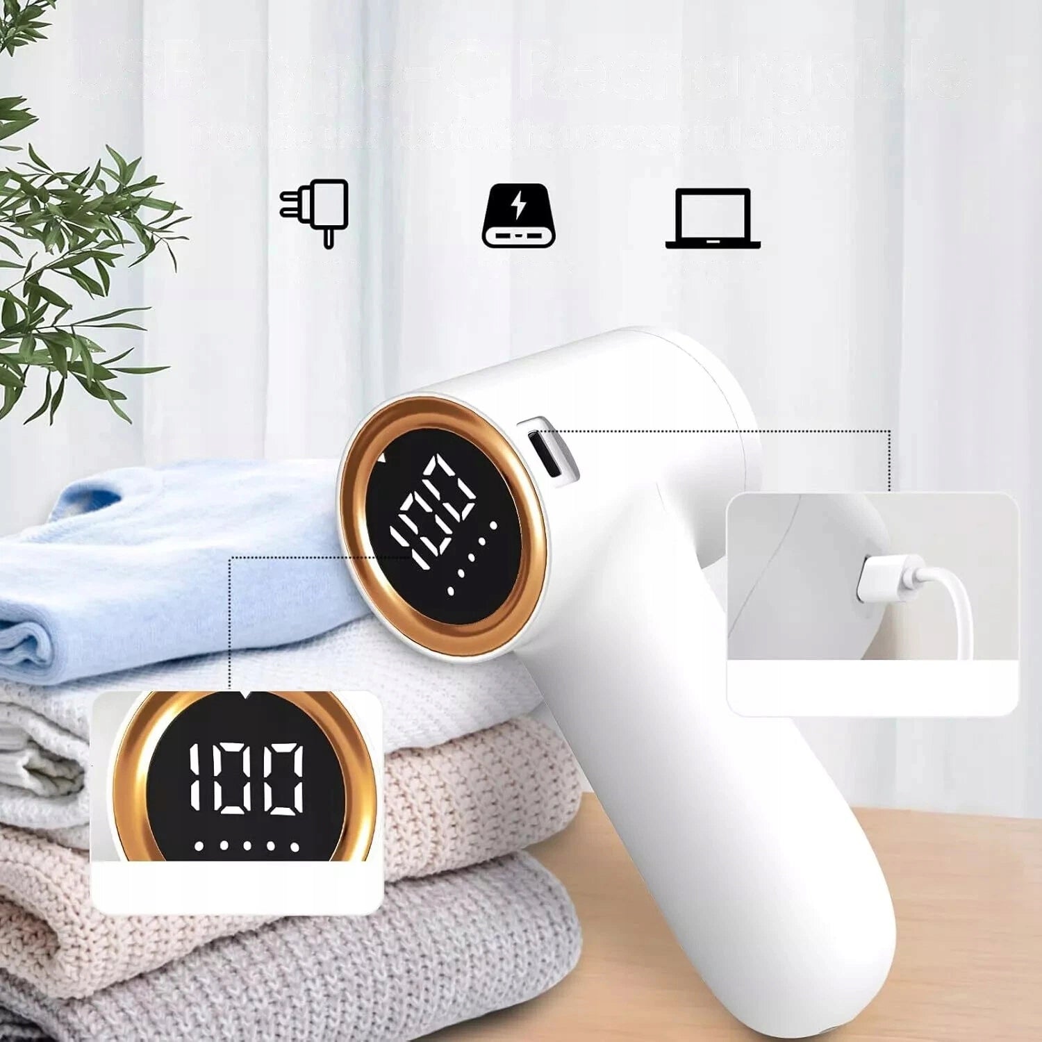 CLOTHES SHAVER CORDLESS Electric Machine + SPARE BLADE Brand no brand