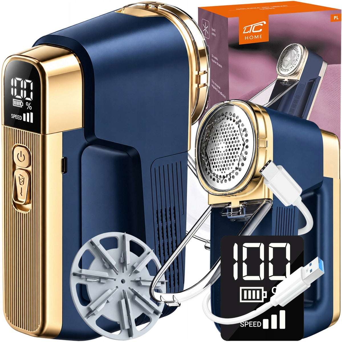 CLOTHES SHAVER ELECTRIC CORDLESS USB SWEATER FABRIC MACHINE