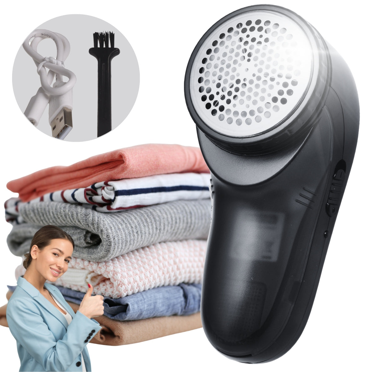 CLOTHES SHAVER SWEATERS WIRELESS COMPACT