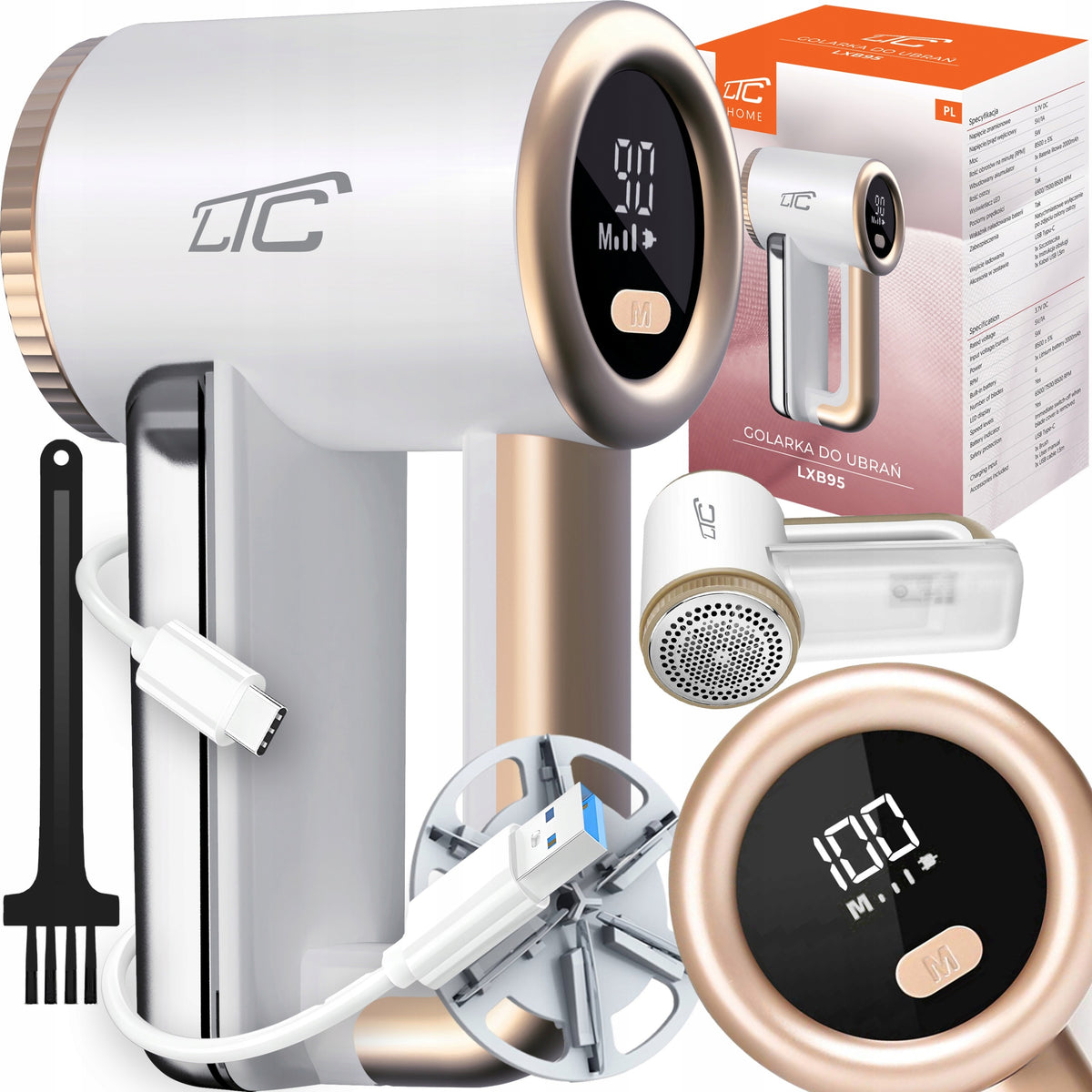 CLOTHES SHAVER UPHOLSTERY SWEATERS STRONG USB CORDLESS RAZOR