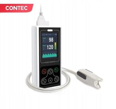 CMS60D1 Portable Pulse Oximeter Contec for Adults with Rechargeable Battery