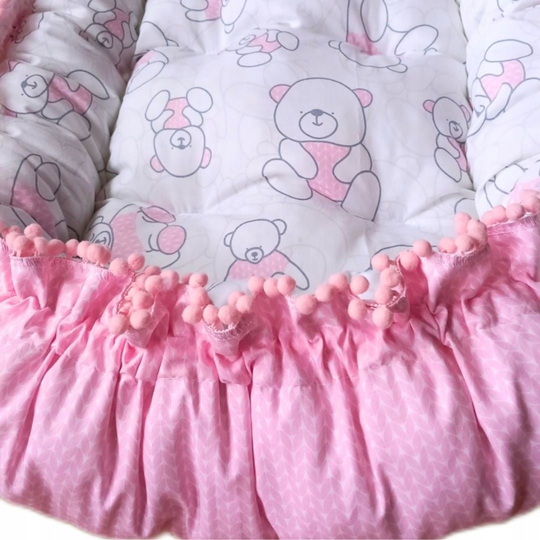 COCOON BABY NEST PREMIUM BABY NEST Color pink