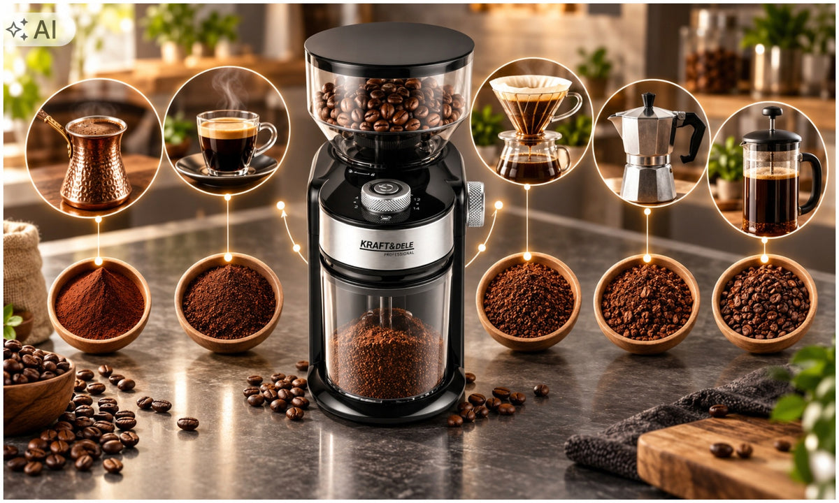 COFFEE GRINDER ELECTRIC GRINDER ADJUSTMENT EFFICIENT POWERFUL Manufacturer code MŁYNEK DO KAWY ELEKTRYCZNY ŻARNOWY