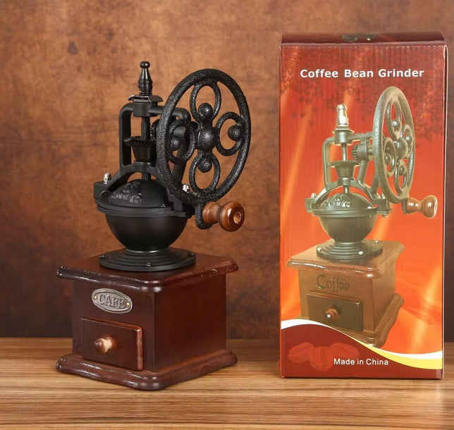 COFFEE GRINDER HANDHELD CLASSIC CERAMIC ZARN BROWN RETRO STRONG Manufacturer code 3437