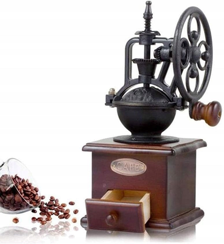 COFFEE GRINDER HANDHELD CLASSIC CERAMIC ZARN BROWN RETRO STRONG